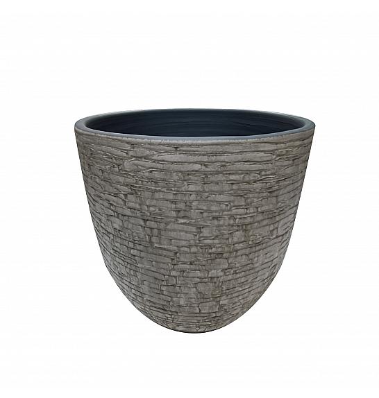 Keramička posuda Cotto Bella siva 22 cm