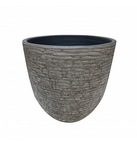 Keramička posuda Cotto Bella siva 26 cm