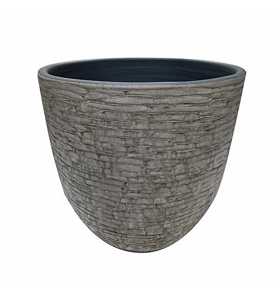 Keramička posuda Cotto Bella siva 35 cm