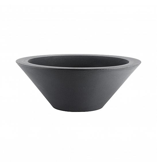 SCHIO CIOTOLA korito Ø99,5 H37 ; ANTRACIT; Šik