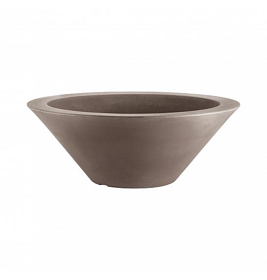 SCHIO CIOTOLA korito Ø79,5 H28,5; CAPPUCCINO ; Šik