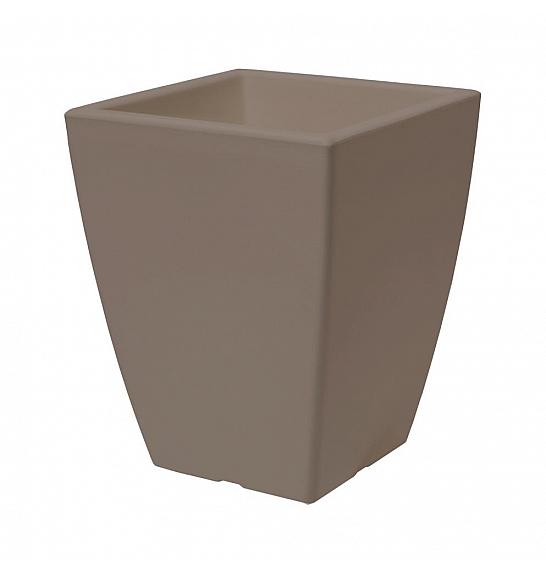 Lonac QUADRO VENETO Ø29,5 V37,5 ; CAPPUCCINO ; Smeđa boja