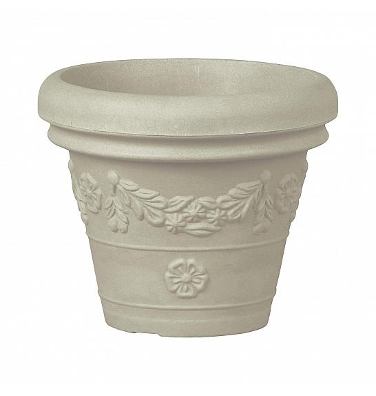 Lonac FESTONATO Ø76 H61,5 ; SVIJETLI KAKI ; Ikad