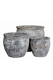 Lonac Antikni pijesak Bijela/Crna; D34H33; 3# 5114960