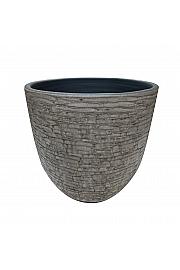 Keramička posuda Cotto Bella siva 35 cm