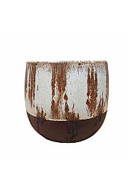 Keramička posuda Cotto Pico krem boje 13 cm