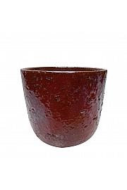 Keramička posuda Coral bordo glazirana 20 cm