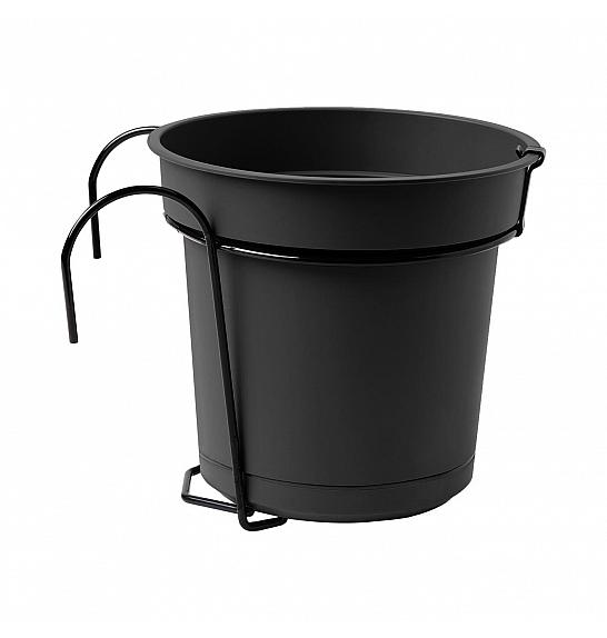 KOMPLET ZA LONCIJE BALCONE HYDRAL Ø27 H22.5 ; ANTRACIT ; Elements