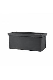 Korito CASSETTA LISCIA L80.5 H35 ; ANTRACIT; Ikad